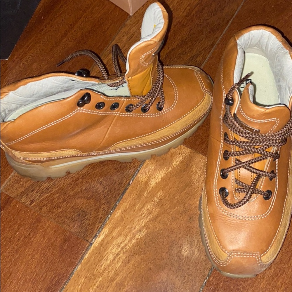 Tan boots